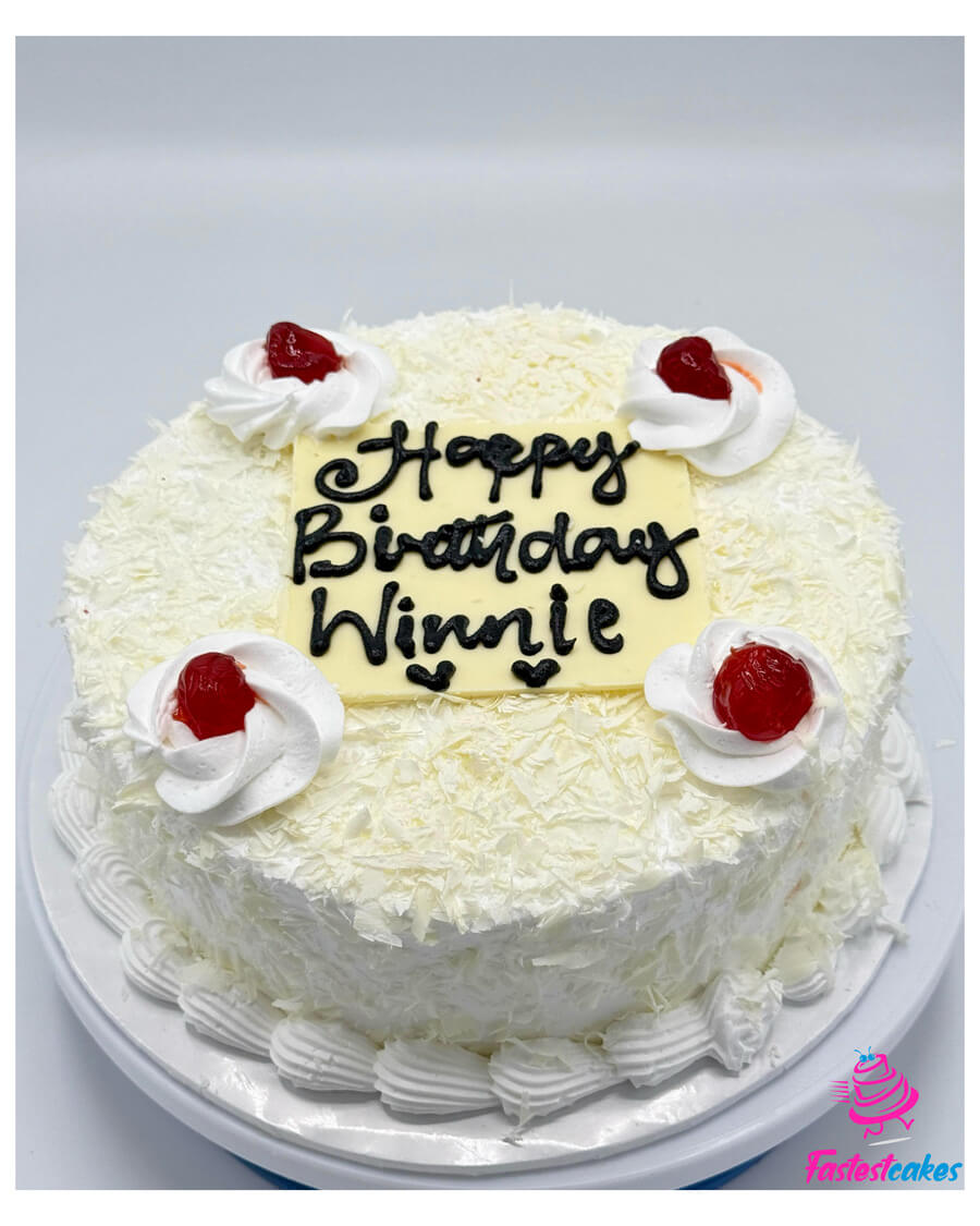 White Forest 1Kg Cake